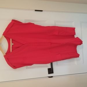 Red Athleta jumper recycled polyester